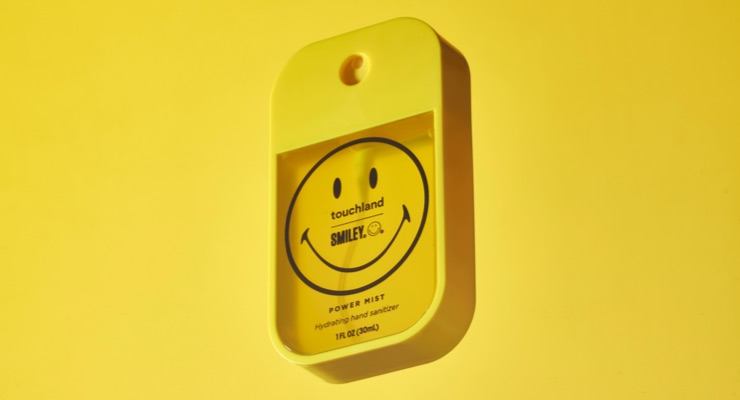 Touchland and Smiley Create Limited Edition Hand Sanitizer with