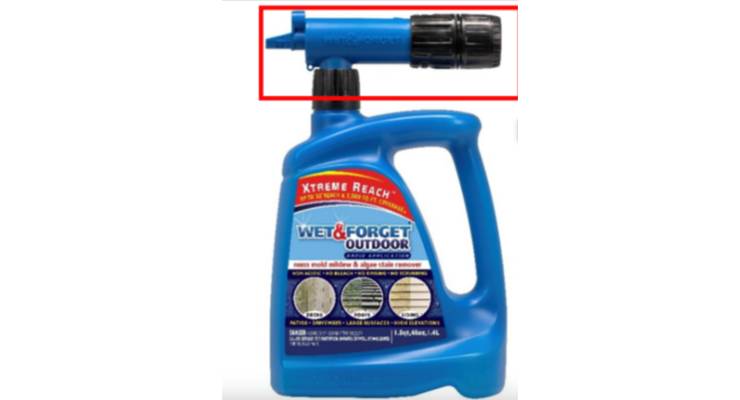Wet & Forget USA Recalls 2.7 Million Bottles of ‘Xtreme Reach’ Outdoor Mold & Mildew Stain Remover