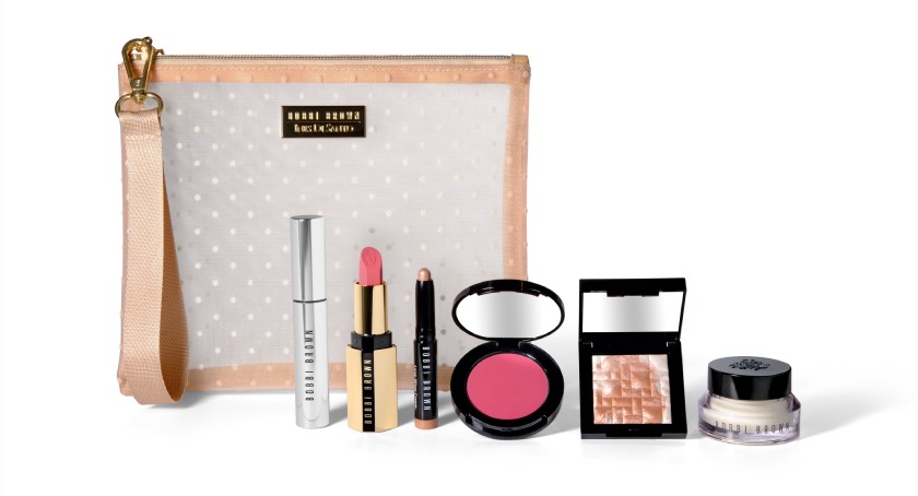 BOBBI BROWN セット Bobbi Brown Deluxe Eye + Cheek Set and Nude Lip