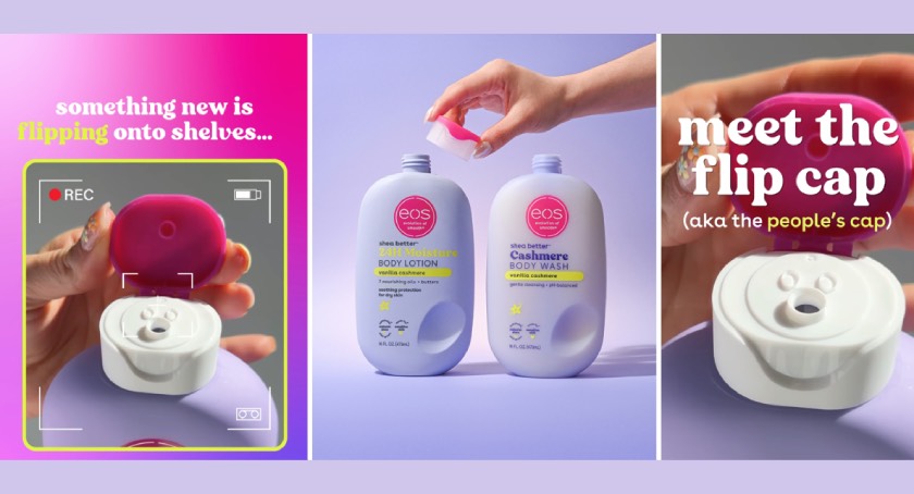 Eos Updates Body Lotion Packaging With Sustainable Flip Caps
