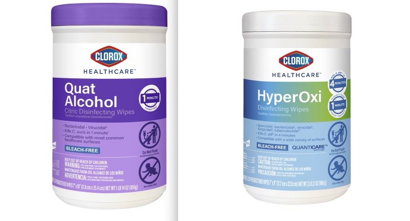 Clorox Healthcare Debuts Bleach-Free Wipes